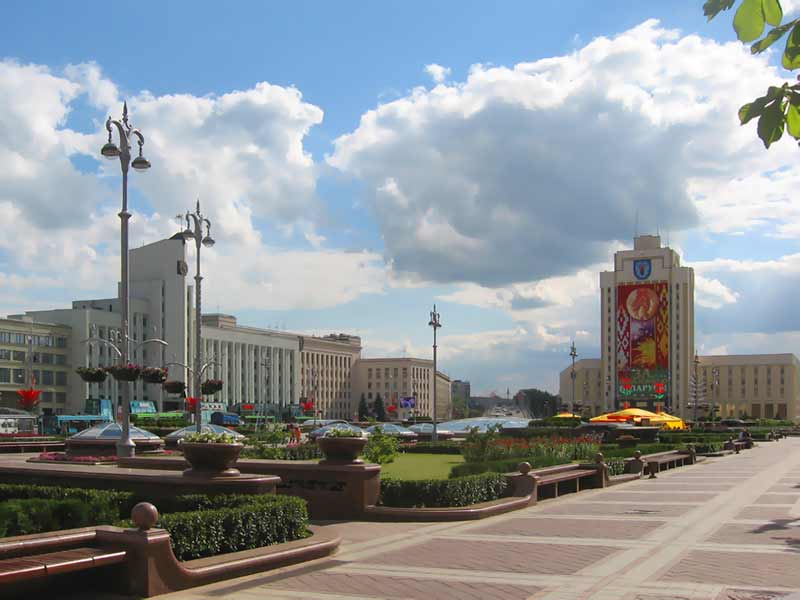 Площадь Независимости. Площадь Независимости. Карта Минска. фото. Картинка