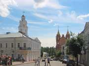 Трасса М7 Минск-Вильнюс. Снимок с ратуши